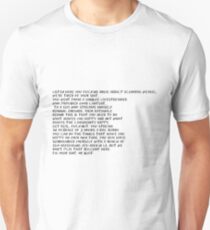 Listen here you scumbag weasel Unisex T-Shirt