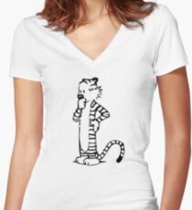 Hobbes Women's Fitted V-Neck T-Shirt