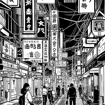 Artwork thumbnail, Tokyo Street by blackink-design