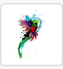 WaterColor Quetzal from Guatemala Sticker
