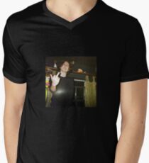 Timothée Chalamet T-Shirt mit V-Ausschnitt