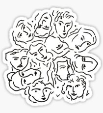 CMBYN faces Sticker