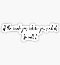 so will i Sticker
