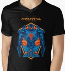 PACIFIC RIM UPRISING : GIPSY AVENGER JAEGER Men's V-Neck T-Shirt