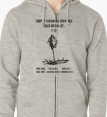Olympia T-72 Schwarz Hoodie mit Reißverschluss