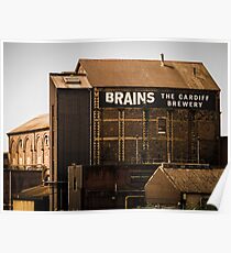 Brains Brewery, Cardiff, Wales Poster
