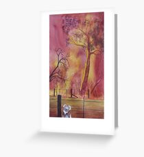 Black Saturday Greeting Card