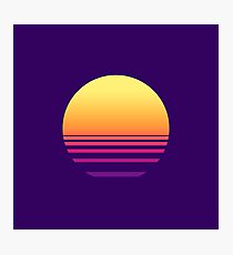 Purple Sunset Photographic Print