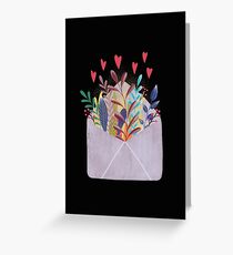 Flower envelope Greeting Card