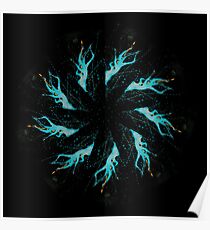 Mandala Mancy - 0095 - Drying Pole Poster