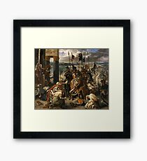 The Entry of the Crusaders into Constantinople 1840 Eugène Delacroix Framed Print