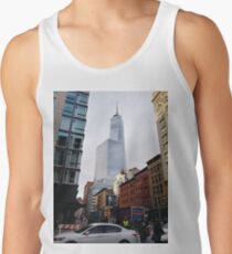New York, Manhattan, Brooklyn, New York City, architecture, street, building, tree, car,   Tank Top