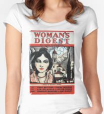 Vintage 1930s Womans Digest Magazine Women's Fitted Scoop T-Shirt