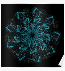 Mandala Mancy - 0099 - Ice Fishing Poster
