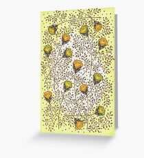 Surreal Florals Greeting Card