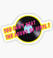 Sound of vinyl Sticker
