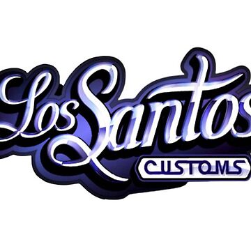 Los SANTOS CUSTOMS Decal / Car Decal / Laptop Decal / Dorm 