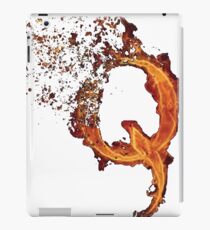 QAnon Fiery Q For Conspiracy Lightning Theorist T-Shirt by Scralandore Design iPad Case/Skin