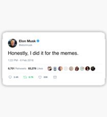 Elon Musk Twitter Memes Sticker