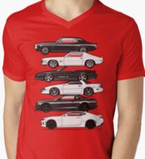 Six Gen Camaros Men's V-Neck T-Shirt