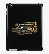 Typography Programming iPad Case/Skin