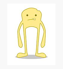Yellow Blockhead Photographic Print