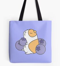 Guinea pig and blueberry Tote Bag