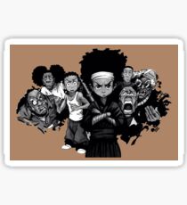 Boondocks the whole gang Sticker