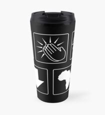 Bénissez les pluies (Down in Africa) en blanc Mug de voyage