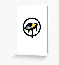 crying psy-tears Greeting Card