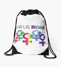 Hear Us ROAR - Women's March Alliance Drawstring Bag