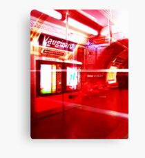 Red Metro Canvas Print