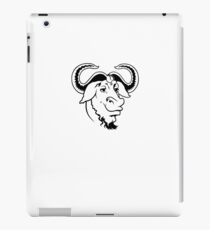 GNU Head Official Logo Mascot T-Shirt iPad Case/Skin