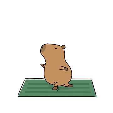 Capybara Yoga Mat Cute Yoga Mats Unique Yoga Mat Yoga Gift for Her