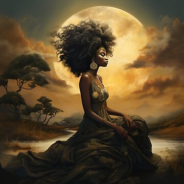 Black Art-Beautiful Images of Black Culture-Mother Nature Poster for Sale  by drsylette