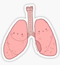Cute Lungs Sticker