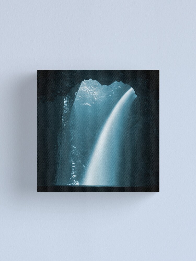 Alternate view of Trümmelbachfälle: cyan 2 Canvas Print