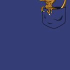 Pocket Raptor T-Shirt by Tabner