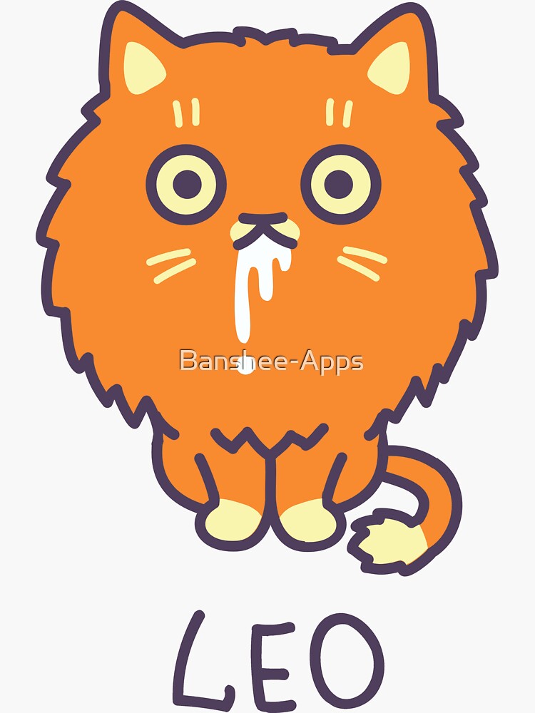 Funny Leo Cat Horoscope Tshirt - Astrology and Zodiac Gift Ideas! by Banshee-Apps