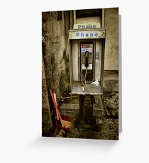 Telephone Greeting Card