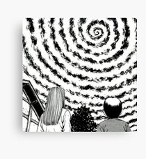 Junji Ito Kreis Himmel Leinwanddruck