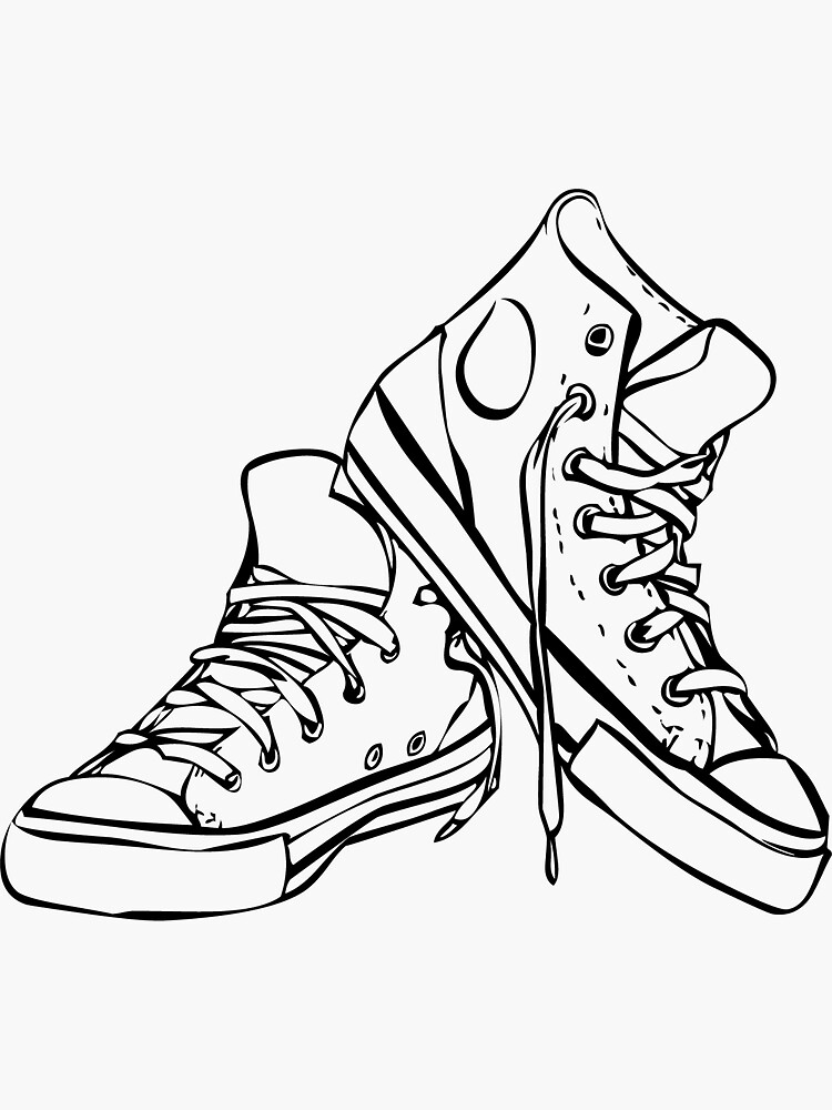 "Converse" Sticker by shallynhatcher | Redbubble