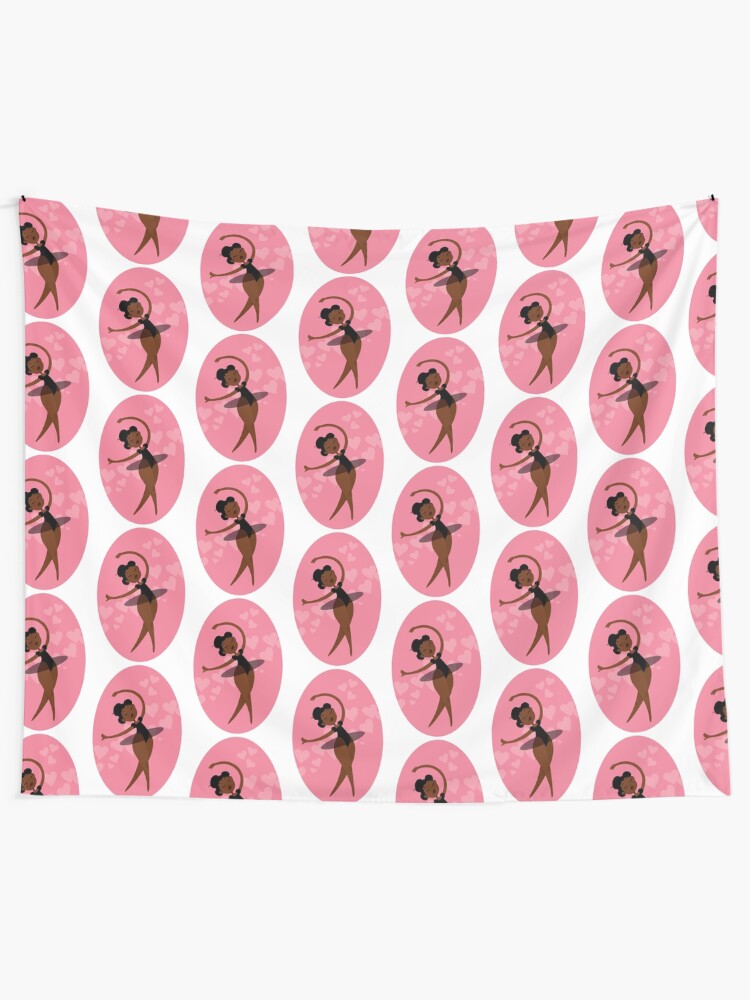 Alternate view of Black Ballerina Tapestry
