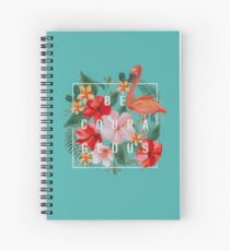 Cuaderno de espiral "Se valiente"! Diseño no. 4