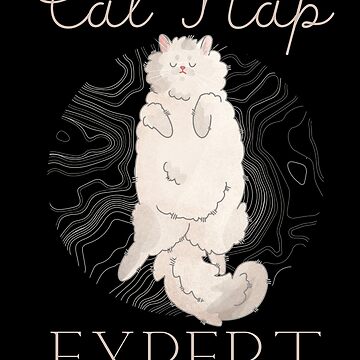 Artwork thumbnail, Cat Nap Expert - Persian cat Furbaby - Gifts for Cat Lovers by FelineEmporium