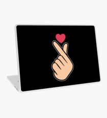 K Pop Love Heart Hand Sign Laptop Skin