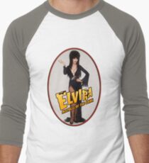 Elvira Portrait Men's Baseball ¾ T-Shirt