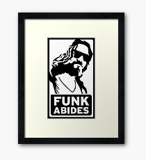 FUNK ABIDES Framed Print