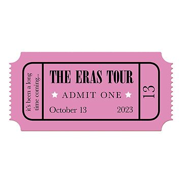 It's Been A Long Time Coming - Eras Tour - Sticker