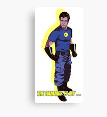 Captain Hammer Canvas Print